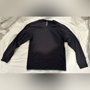 Outdoor Voices 3 Pack Men Long Sleeve Shirt (Mustard, Black, Navy)